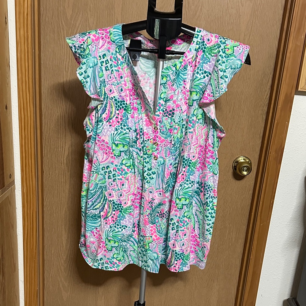 Lilly Pulitzer Golda multi banana split size L